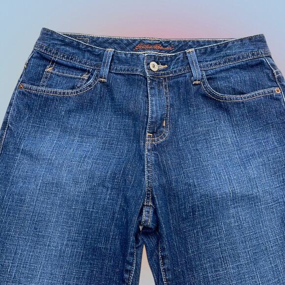 Eddie Bauer Denim - EDDIE BAUER Women’s 6 SHAPED BOOTCUT Blue Jeans